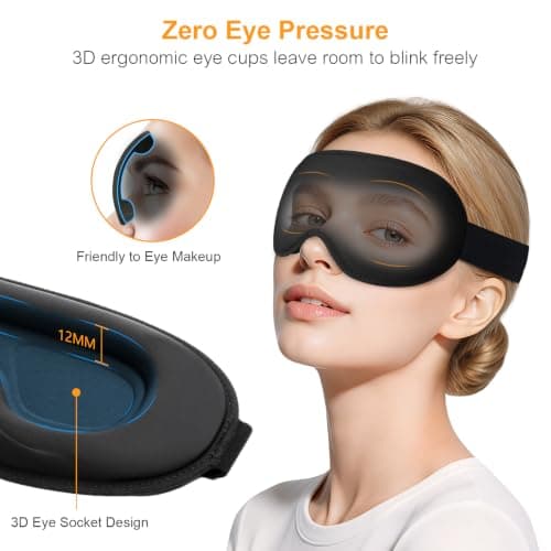 Gritin 2026 Gen 2 Sleep Mask-100% Blackout Eye Sleeping Mask for Women&Men — view 3