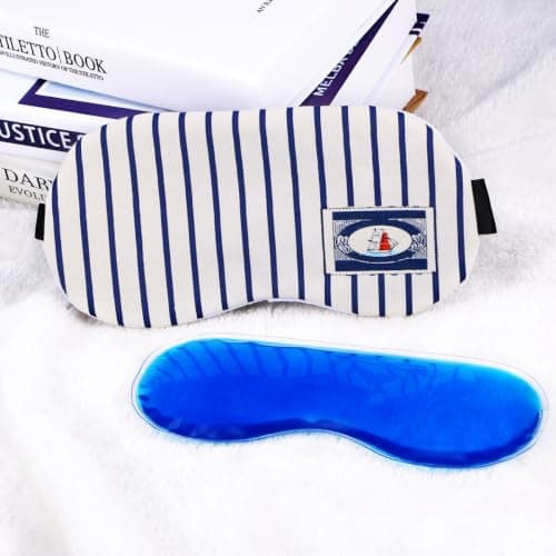 3D Cotton and Linen Sleeping Mask with Adjustable Strap — view 6