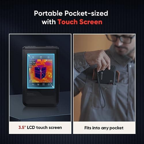 HIKMICRO PocketE Thermal Camera with Visual & Wi-Fi, 240x240 SuperIR — view 6