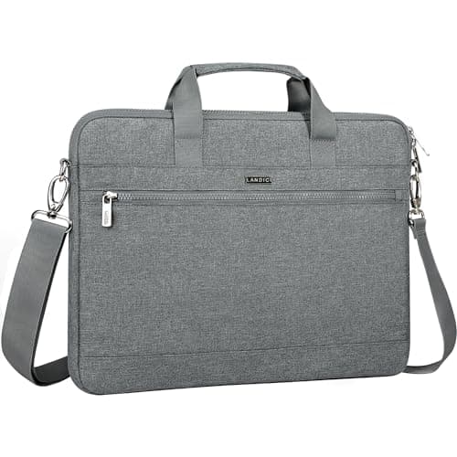 LANDICI 360°Protective Laptop Bag 14 15 Inch with Shoulder Strap