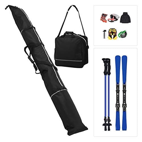 Snowboard Travel Bags,Adventure Gear Backpack,Ski and Snowboard Travel Bag Set,Nylon Snowboard Bag and Ski Boot Storage Bags Waterproof Carrying Travel Case Set — view 6