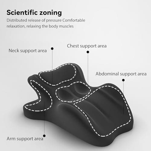 Sweet Spot Pillow, 27 Degree Angle Perfect Position Couple Pillow Enhance Experience, Sweet Love Nest Spark Wedge Cushion, Rebound Memory Foam Ergonomic Posture Support for All Postures (Black) — view 3