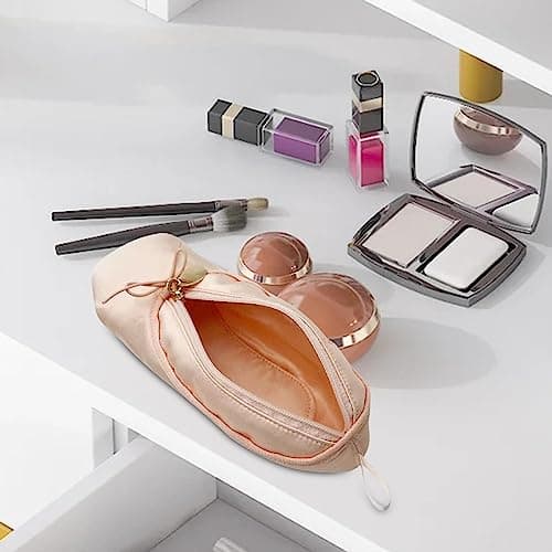 LOVIVER Pen Bag Portable Ballet Shoes Designed Stationery Organizer Multifunction Cute Pencil Case Pencil Holder for Teen Boys and Girls School — view 6