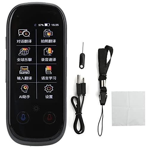SIXRUN AI Translator Device, 3.0 Inch IPS Touch Screen (Grey) — view 6