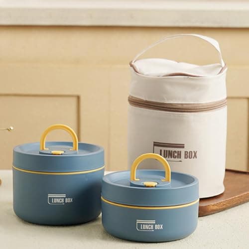 Thermal Lunch Box - Stainless Steel Stackable Food Flask | Portable 2/3/4 — view 3