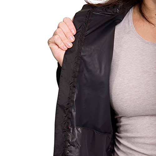 Trespass Womens Waterproof Packaway Jacket Qikpac Black in Size - 10 — view 5