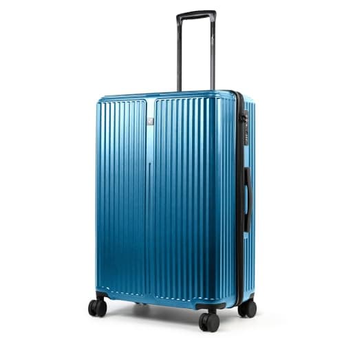 LUGG AirGlide 24 Inch Lightweight Travel Suitcase - Hard Shell Polycarbonate Protection, TSA Approved Lock, Scratch & Water Resistant, Smooth 360° Spinner Wheels & Detachable Interior (66x45.5x27cm)