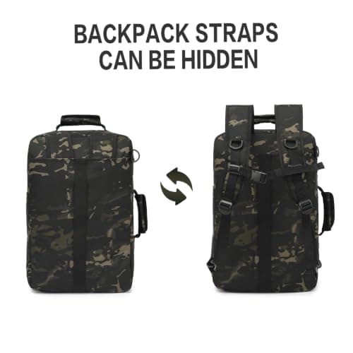 TUGUAN Camo Duffle Backpack for Travel Tactical GymBag Men Luggage Rucksack — view 4