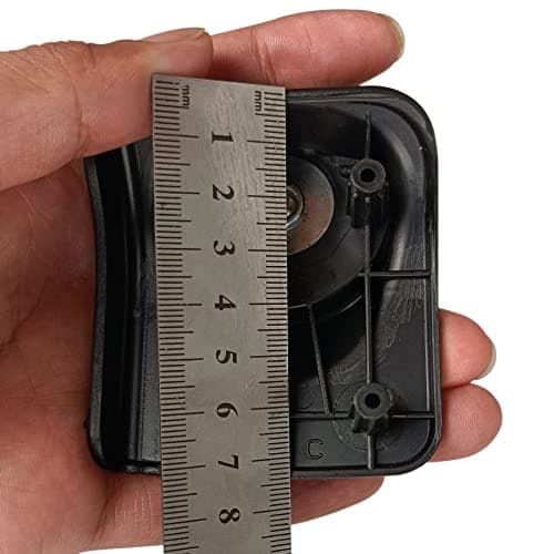 GUGULUZA 1 Pair Luggage Wheel Replacement Spare Spinner Caster for Suitcase Wheel Repair — view 4