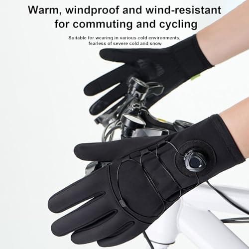 Ahuuen Ski Gloves Cold Weather Thermal Touchscreen Mitten — view 2