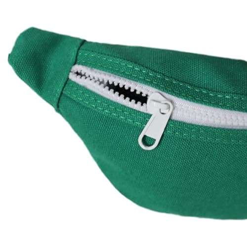 Kids Bumbag, Canvas Fanny Pack for Kids Crossbody Waist Bag for Unisex Toddler Boys Girls (Green) — view 5