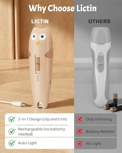 Lictin Baby Healthcare and Grooming Kit,26 in 1 Baby Nail File Electric Set — view 2