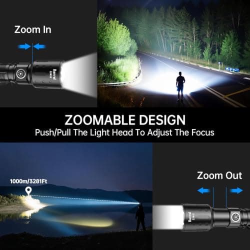 Rechargeable Torch Super Bright LED High Lumens Small Powerful Torches — view 4