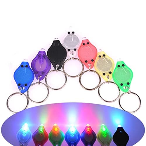 MACHSWON Mini Keychain Torches Flashlight UV Money Checker Key-Chain LED Money Detector Light Key Ring Light Torch Black — view 6