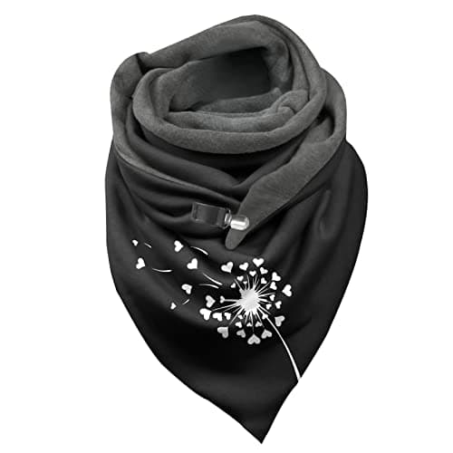 Scarf For Women Uk Womens Scarf Ladies Scarves travel accessory Dandelion Print Unisex – Soft Luxe Winter Neck Warmer For Couples & Gifting