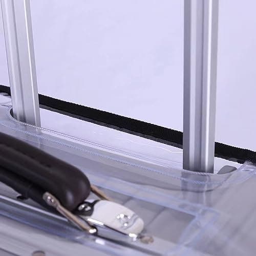 DDGAO Clear PVC Suitcase Cover Protectors20 24 28 30 Inch Luggage Cover for Wheeled Suitcase … (28inch) — view 5