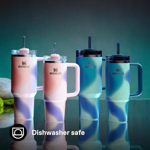 STANLEY 1913 Quencher H2.0 FlowState Tumbler 0.89L - Coastal Teal Motion — view 6