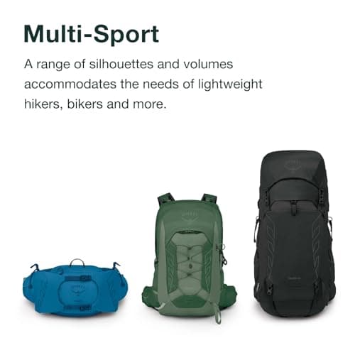 Osprey Men's Talon 22 Lightweight Hiking Backpack, Phantom Grey/Dark Charcoal, One Size — view 5
