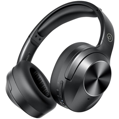 Pro‑level Hybrid Active Noise Cancelling Headphones with HiFi Sound, Upgrade Wireless Bluetooth Headphones with ENC Mic Over Ear Comfort, Vivid Deep Bass, for Home/Office/Travel/Gift (Black) 1Pcs