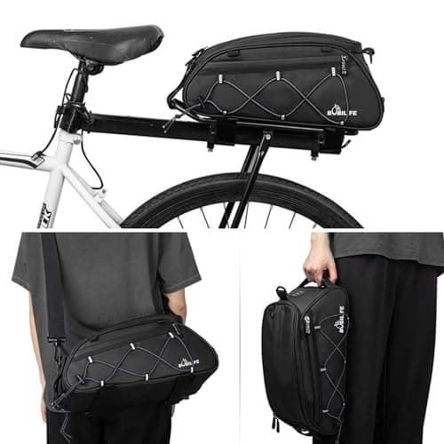 BOBILIFE Insulated Bike Pannier Rack Bag 10L Large Capacity Waterproof Bicycle Travel Expedition Back Seat Pannier Rack Bag for Bicycle, E-Bike and Motorcycle — view 5