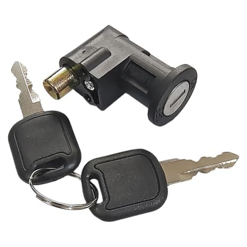 Ronyme E Bike Battery Box Lock Anti-theft Lock Sturdy Waterproof Lightweight with 2 Keys Multiuse for Electrombile E Bike Supplies