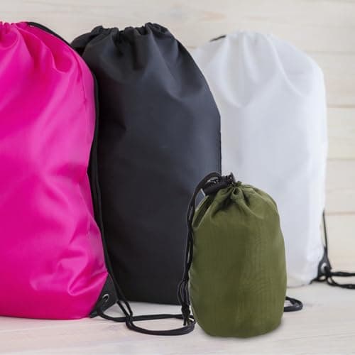 HEMOTON Raincoat Compression Storage Bag Waterproof Drawstring Pouch for Hiking Backpacking Travel Compact 5.1 x 3.9 x 2.4 Inches — view 5