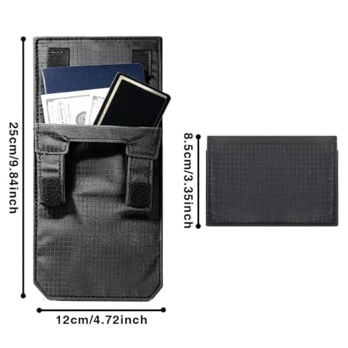 Travel Money Pouch, Concealed Anti Theft Security Bag, Lightweight Waist Pa — view 2