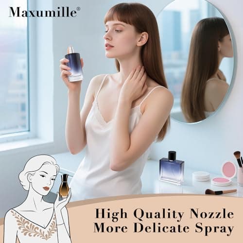 Maxumille 2Pcs 100ml Perfume Atomiser Refillable, Aftershave Spray Bottles — view 2