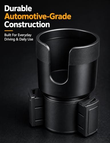 Xtremeauto Car Cup Holder Expander for Large Bottles & Mugs – Adjustable Expanding Base – Universal Vehicle Cup Holder Adapter for Cups, Tumblers & Water Bottles up to 96mm — view 6