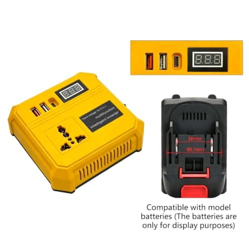 Battery Power Inverter Adapter 150W Output — view 6