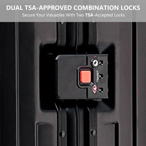 Simcat All Aluminum 20 Inch Carry-On Luggage TSA Lock Lightweight Spinner — view 6