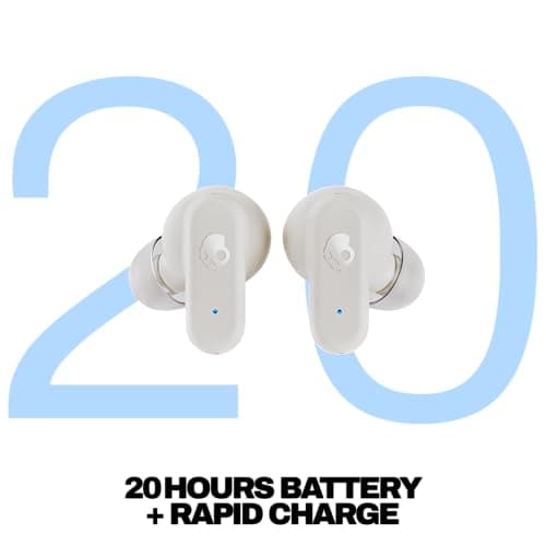 Skullcandy Dime 3 Wireless In-Ear Bluetooth Earbuds - Bone — view 2