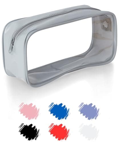 Soul Projekt Large Clear Pencil Case for Back to School