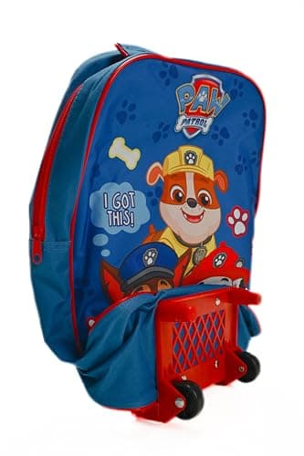 Paw Patrol Kids Cabin Bag Suitcase - Lightweight with Wheels and Telescopic Handle - Ideal for Short Breaks, Holidays, Sleepovers, and School Trips — view 4
