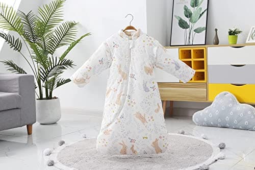 MIKAFEN 3.5 Tog Long Sleeve Baby Sleeping Bag,Winter Sleep Sack,0-4 Years — view 2