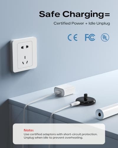 Type-C Electric Toothbrush Charger for Braun/Oral-B, Black — view 5
