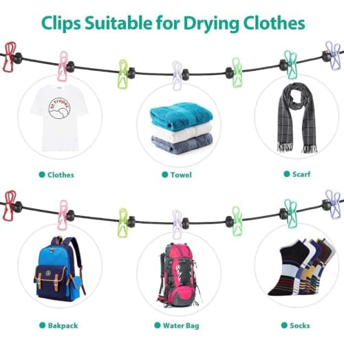 Travel Washing Line,Clothesline Retractable Travel Clothesline 180cm — view 6