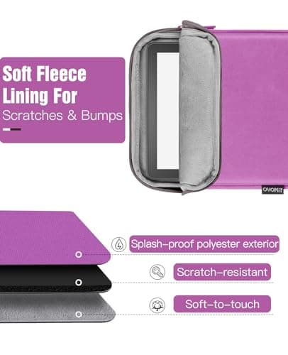 TiMOVO 6-7 Inch Sleeve Case for eReader,Purple — view 3