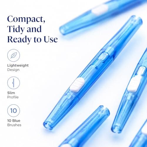 10 Pack Blue Mobile Phone Port Cleaning Brushes, Compact Precision Tools for Headphone, Charging & USB Ports, Handy Personal Electronics Cleaning Set — view 6