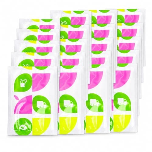 World-BIO Reusable Ice Packs for Injuries, Water Activated Gel Cold Packs for Knee Ankle Neck Pain Relief, Small Expandable Cold Compress for Swelling Sports Surgery Recovery, 5.9" x 3.7", 20 Pack