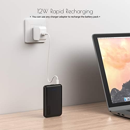 Miady 2-Pack Ultra Slim Portable Charger Power Bank 5000mAh — view 3