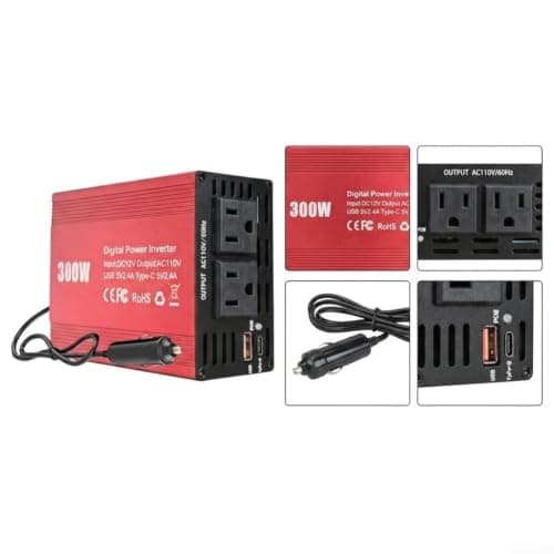Portable 300W Voltage Converter for Camping Road Trips — view 5