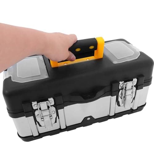 Tools Case Toolbox Stainless Steel Lockable Lightweight Back to School — view 4