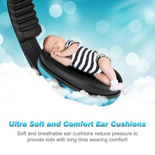 Kids Ear Defenders 2 Pack, Noise Cancelling Headphones for 3-16 Year — view 4