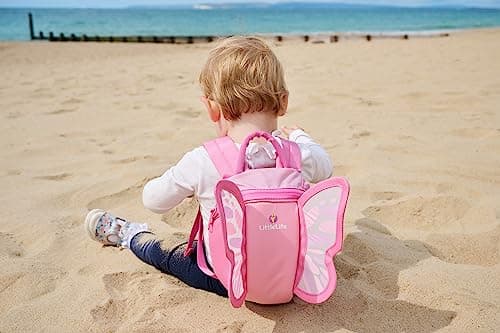 LittleLife Butterfly Toddler Backpack With Safety Rein, 18 x 14 x 23 cm — view 6