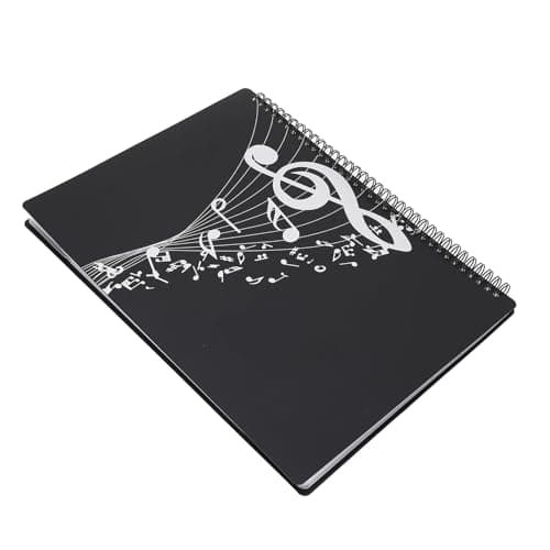 ZAICOLER Sheet Music Folder, for Piano Guitar, A4 Size, 40 Pages |, Non Slip Transparent Pockets, Concave Convex Technology for Practice Rehearsal Studio — view 4