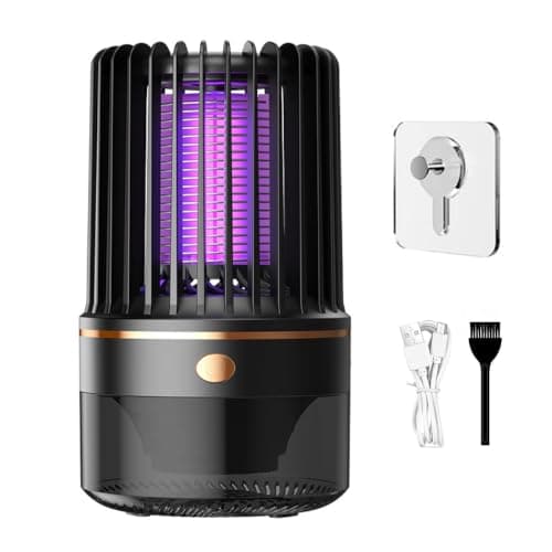 Mosquito Killer Lamp, USB Rechargeable Light Bug Zapper, 3 in 1 Silent UV mosquito killer for Indoor and outdoor 360° Attract Flying Insects