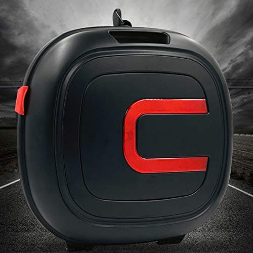 ZXCASDF Motorcycle Trunk Motorcycle Rear Travel Bag, Weather Resistant Heavy Duty Tail Bag Tail Trunk, Water Proof Luggage Bag Backpack,rose gold — view 2