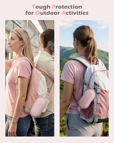 ProCase Sunglasses Case, Hard Shell Glasses Case for Men Women -Lightpink — view 4