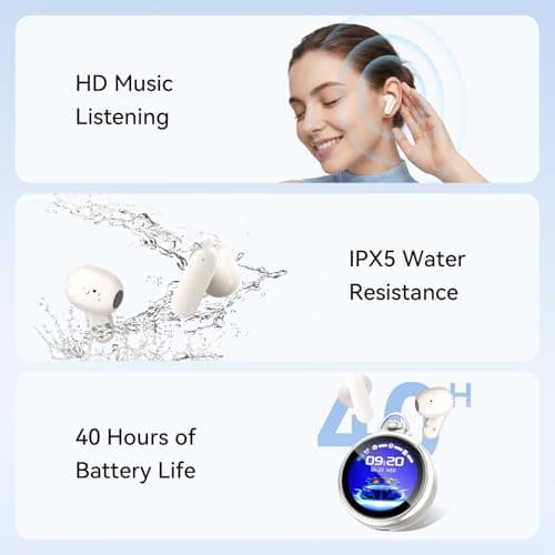 Yworlln NE71 Translator Earbuds, Translation Earbuds Real Time, Wireless Earbuds with Touch Screen, Bluetooth 6.0, Languages Translator Earbud, Translator Device Portable for Travel Business Learning — view 6
